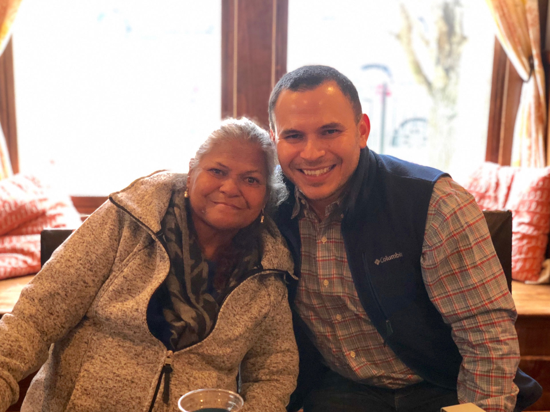 Picture of Dr. Torres and his mother.